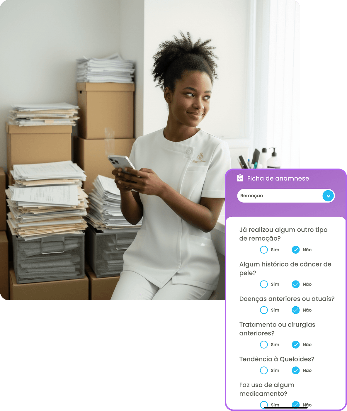 Interface do Save Now - Prontuário Digital
